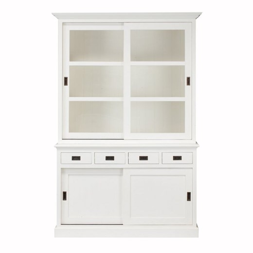 Witryna Milton z 4 szufladami 144x53x226cm ze sklepu dekoria.pl w kategorii Regały i witryny - zdjęcie 172503565