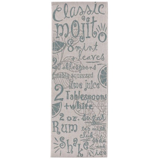 Dywan Cottage Letters beige/spa blue 60x180cm ze sklepu dekoria.pl w kategorii Dywany - zdjęcie 172507566