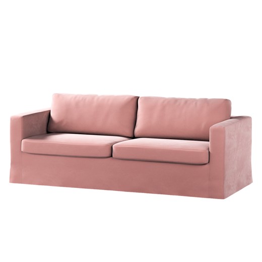 Pokrowiec na sofę Karlstad 3-osobową nierozkładaną, długi ze sklepu dekoria.pl w kategorii Pokrowce na kanapy i fotele - zdjęcie 172517377