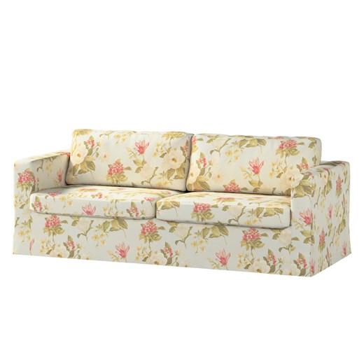 Pokrowiec na sofę Karlstad 3-osobową nierozkładaną, długi ze sklepu dekoria.pl w kategorii Pokrowce na kanapy i fotele - zdjęcie 172517548