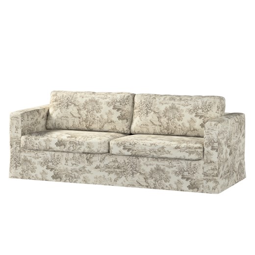 Pokrowiec na sofę Karlstad 3-osobową nierozkładaną, długi ze sklepu dekoria.pl w kategorii Pokrowce na kanapy i fotele - zdjęcie 172517677