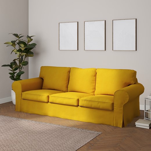 Pokrowiec na sofę Ektorp 3-osobową, rozkładaną, PIXBO ze sklepu dekoria.pl w kategorii Pokrowce na kanapy i fotele - zdjęcie 172519258