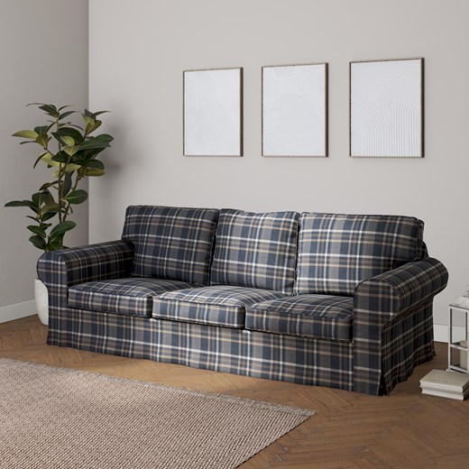 Pokrowiec na sofę Ektorp 3-osobową, rozkładaną, PIXBO ze sklepu dekoria.pl w kategorii Pokrowce na kanapy i fotele - zdjęcie 172519406