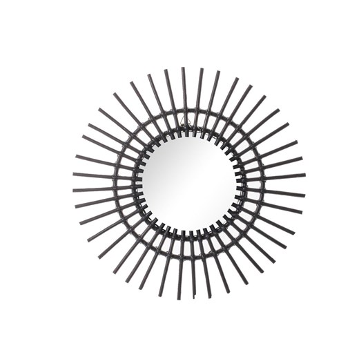Lustro okrągłe Kairos 55cm black ze sklepu dekoria.pl w kategorii Lustra - zdjęcie 172523918