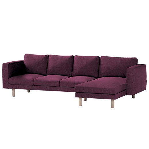 Pokrowiec na sofę Norsborg 4-osobową z szezlongiem ze sklepu dekoria.pl w kategorii Pokrowce na kanapy i fotele - zdjęcie 172526086