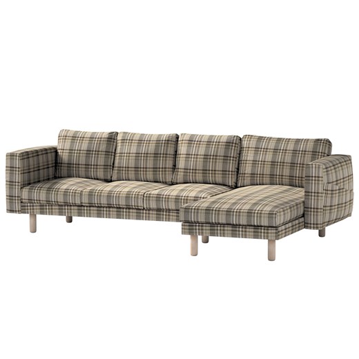 Pokrowiec na sofę Norsborg 4-osobową z szezlongiem ze sklepu dekoria.pl w kategorii Pokrowce na kanapy i fotele - zdjęcie 172526227