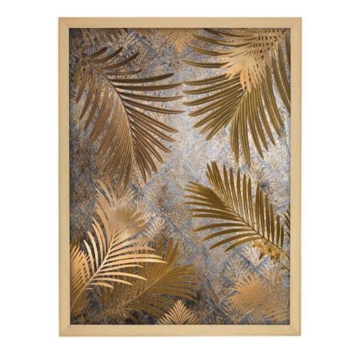 Obraz Golden Leaves 30x40cm gold ze sklepu dekoria.pl w kategorii Obrazy - zdjęcie 172528565