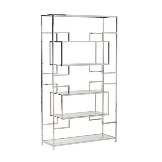 Regał Hypnose silver 115x40x202cm ze sklepu dekoria.pl w kategorii Regały i witryny - zdjęcie 172528987