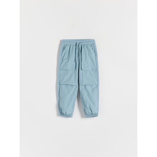 Reserved - Joggery z kieszeniami - niebieski ze sklepu Reserved w kategorii Spodnie i półśpiochy - zdjęcie 172530166