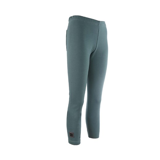 Oliwkowe legginsy dla dziewczynki z kieszeniami Tup Tup ze sklepu 5.10.15 w kategorii Spodnie dziewczęce - zdjęcie 172530968