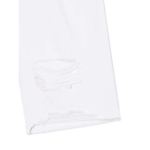 Cropp - Białe szorty loose - kremowy Cropp 34 Cropp