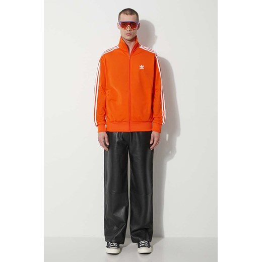 adidas Originals bluza męska kolor pomarańczowy z aplikacją IR9902 ze sklepu PRM w kategorii Bluzy męskie - zdjęcie 172532485