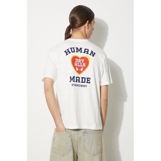 Human Made t-shirt bawełniany Graphic męski kolor biały z nadrukiem HM27TE007 ze sklepu PRM w kategorii T-shirty męskie - zdjęcie 172532666