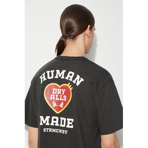 Human Made t-shirt bawełniany Graphic męski kolor czarny z nadrukiem HM27TE007 ze sklepu PRM w kategorii T-shirty męskie - zdjęcie 172532668