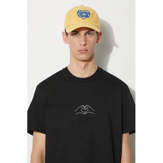 Neil Barrett t-shirt bawełniany Slim Heart Shape Print męski kolor czarny z nadrukiem MY70262A-Y530-524N ze sklepu PRM w kategorii T-shirty męskie - zdjęcie 172532696
