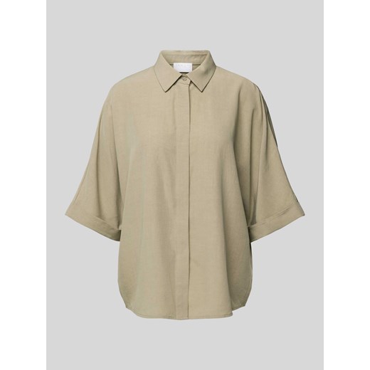 Bluzka z rękawem 3/4 ze sklepu Peek&Cloppenburg  w kategorii Koszule damskie - zdjęcie 172532758