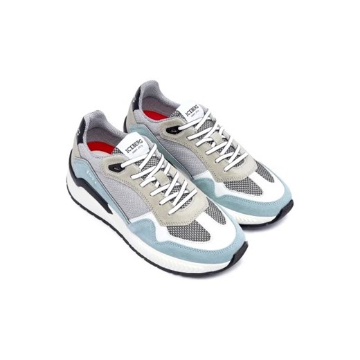 Iceberg Skórzane sneakersy COMB.ECLIPSE Iceberg 41 Gomez Fashion Store