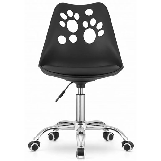 Czarne ergonomiczne krzesło do nauki dla dziecka - Parpa Elior One Size Edinos.pl