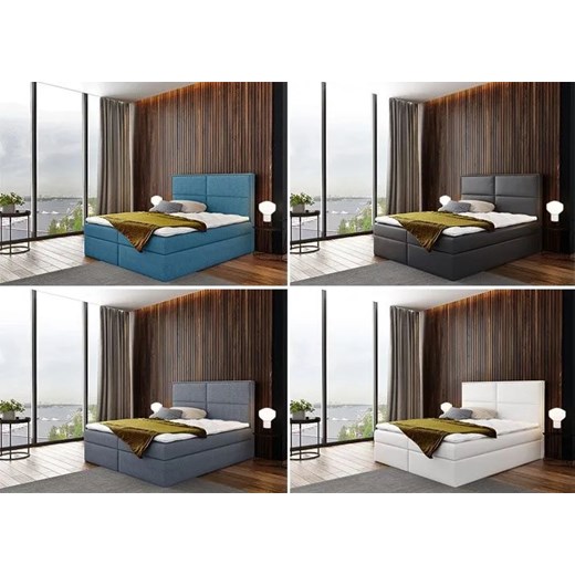 Łóżko kontynentalne Frezja 140x200 - 44 kolory Elior One Size Edinos.pl