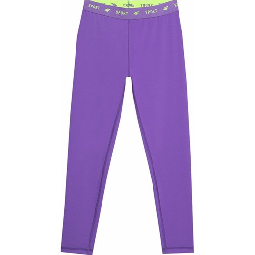Legginsy dziewczęce 4FJWSS24TFTIF223 4F ze sklepu SPORT-SHOP.pl w kategorii Spodnie chłopięce - zdjęcie 172536479