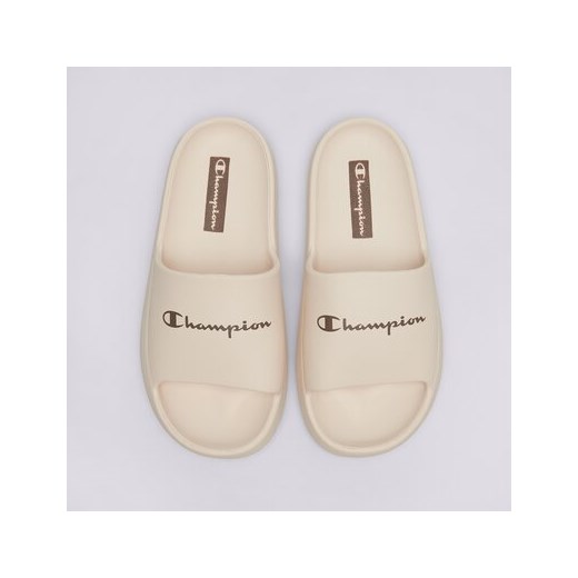 Klapki damskie Champion płaskie na lato casual 