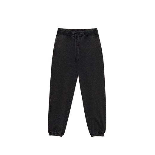 Cropp - Czarne jeansowe joggery - czarny ze sklepu Cropp w kategorii Spodnie męskie - zdjęcie 172541275