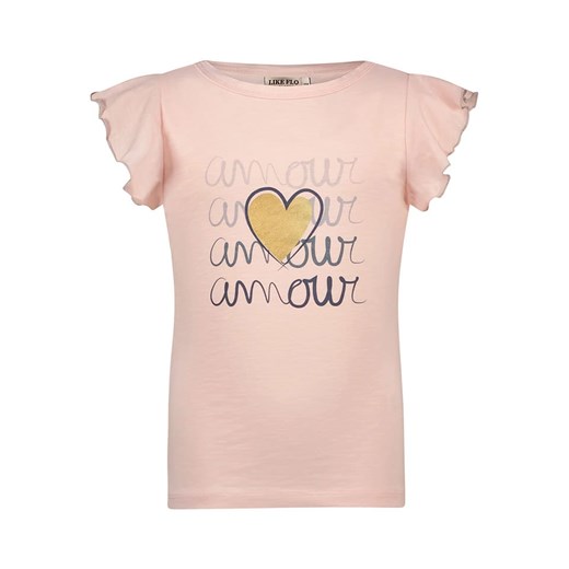 Like Flo Koszulka w kolorze jasnoróżowym ze sklepu Limango Polska w kategorii Bluzki dziewczęce - zdjęcie 172542908