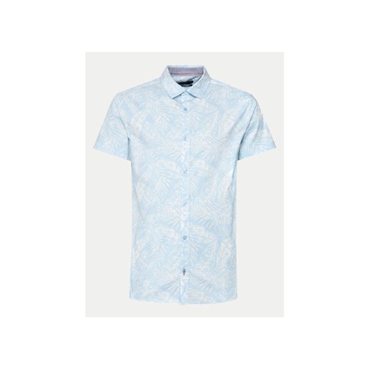 INDICODE Koszula Porzam 20-417 Błękitny Regular Fit ze sklepu MODIVO w kategorii Koszule męskie - zdjęcie 172543259
