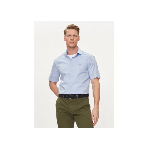 Tommy Hilfiger Koszula Core MW0MW34626 Błękitny Regular Fit ze sklepu MODIVO w kategorii Koszule męskie - zdjęcie 172543357