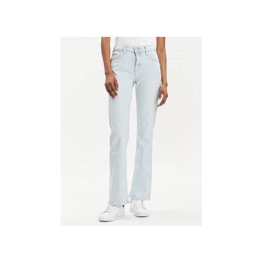Tommy Jeans Jeansy Maddie DW0DW18319 Błękitny Slim Fit ze sklepu MODIVO w kategorii Jeansy damskie - zdjęcie 172543368