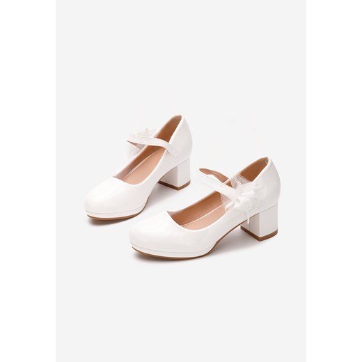 Białe półbuty dziewczęce Letizia Zapatos 31 Zapatos promocyjna cena