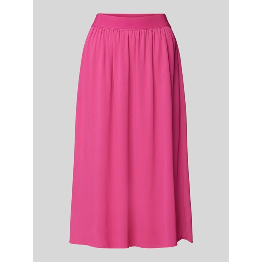 Spódnica midi w jednolitym kolorze z elastycznym pasem ze sklepu Peek&Cloppenburg  w kategorii Spódnice - zdjęcie 172546068