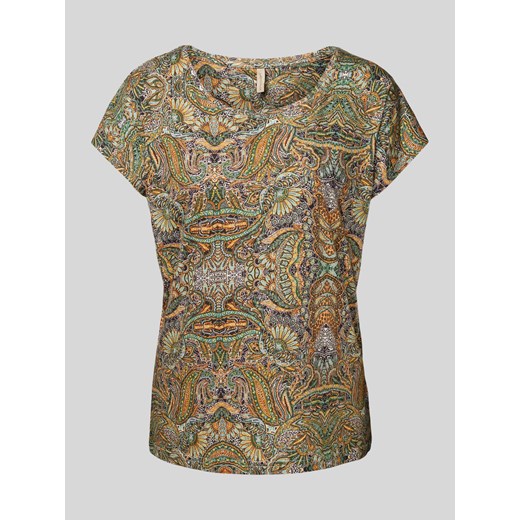 T-shirt ze wzorem paisley model ‘Felicity’ ze sklepu Peek&Cloppenburg  w kategorii Bluzki damskie - zdjęcie 172546087