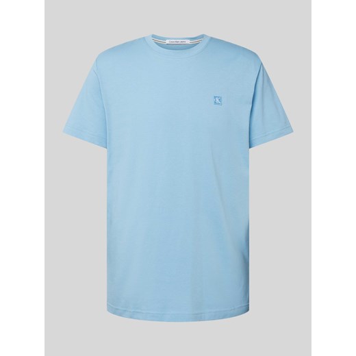 T-shirt z naszywką z logo model ‘CK EMBRO’ ze sklepu Peek&Cloppenburg  w kategorii T-shirty męskie - zdjęcie 172546285