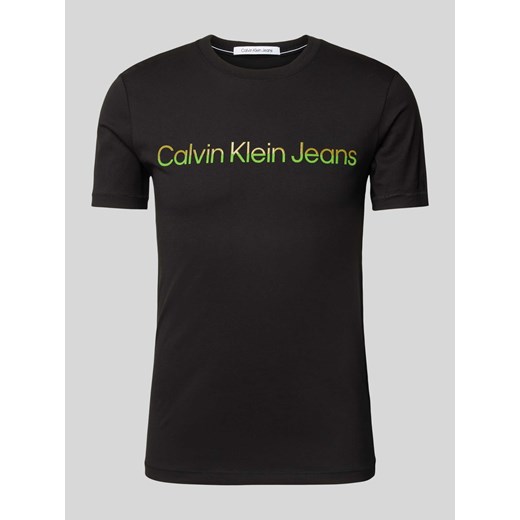 T-shirt z nadrukiem z logo model ‘MIXED INSTITUTIONAL’ ze sklepu Peek&Cloppenburg  w kategorii T-shirty męskie - zdjęcie 172546609