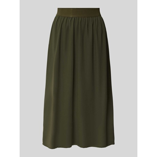 Spódnica midi w jednolitym kolorze z elastycznym pasem ze sklepu Peek&Cloppenburg  w kategorii Spódnice - zdjęcie 172546665
