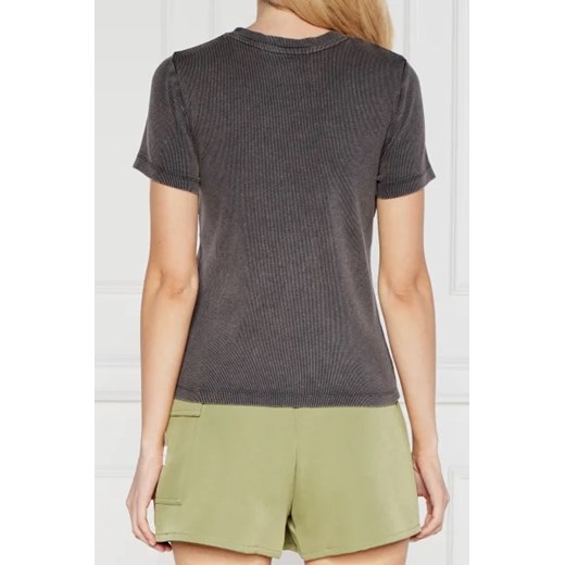 CALVIN KLEIN JEANS T-shirt LABEL WASHED RIB SLIM TEE | Slim Fit XL Gomez Fashion Store