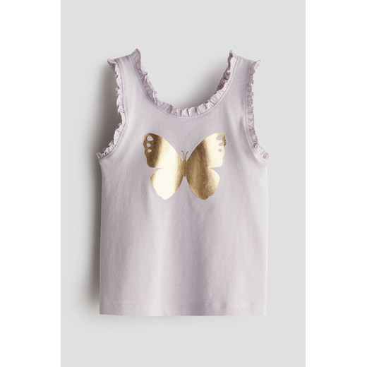 H & M - Top bez rękawów - Fioletowy ze sklepu H&M w kategorii Bluzki dziewczęce - zdjęcie 172547819