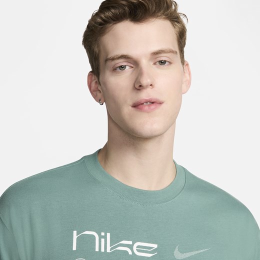 Męski T-shirt do koszykówki Max90 Nike - Zieleń Nike M Nike poland