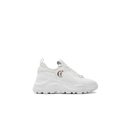 Just Cavalli Sneakersy 76RA3SL2 Biały ze sklepu MODIVO w kategorii Buty sportowe damskie - zdjęcie 172548648