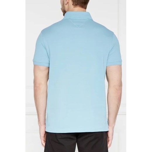 T-shirt męski Tommy Hilfiger niebieski z krótkim rękawem 