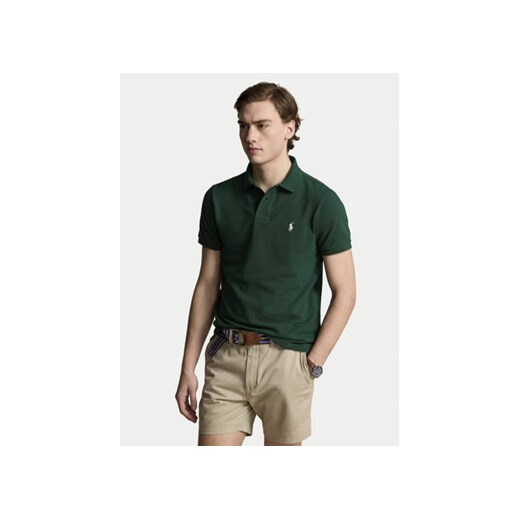 Polo Ralph Lauren Polo 710536856425 Zielony Slim Fit ze sklepu MODIVO w kategorii T-shirty męskie - zdjęcie 172550087