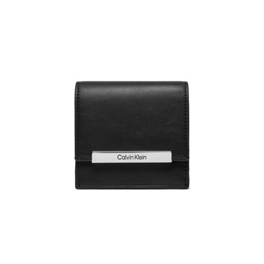 Calvin Klein Mały Portfel Damski K60K612206 Czarny ze sklepu MODIVO w kategorii Portfele damskie - zdjęcie 172550159