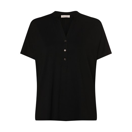 Marc O'Polo Koszulka damska Kobiety wiskoza czarny jednolity ze sklepu vangraaf w kategorii Bluzki damskie - zdjęcie 172550788