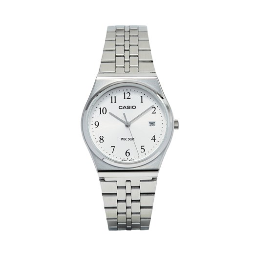 Zegarek Casio MTP-B145D-7BVEF Srebrny ze sklepu eobuwie.pl w kategorii Zegarki - zdjęcie 172550955