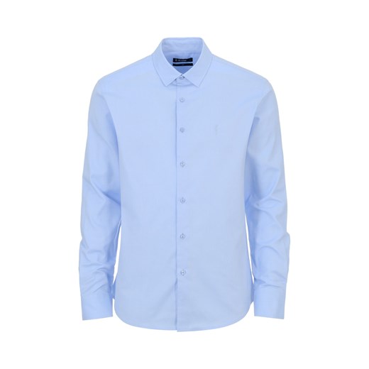 Niebieska koszula męska slim Ochnik One Size okazyjna cena OCHNIK