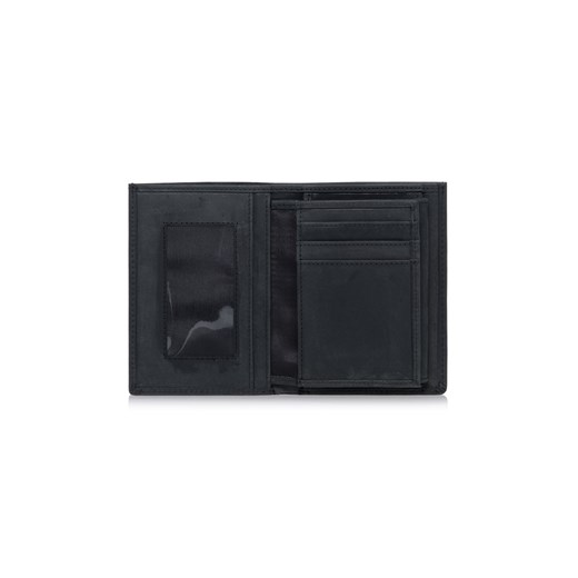 Skórzany portfel męski czarny Ochnik One Size wyprzedaż OCHNIK