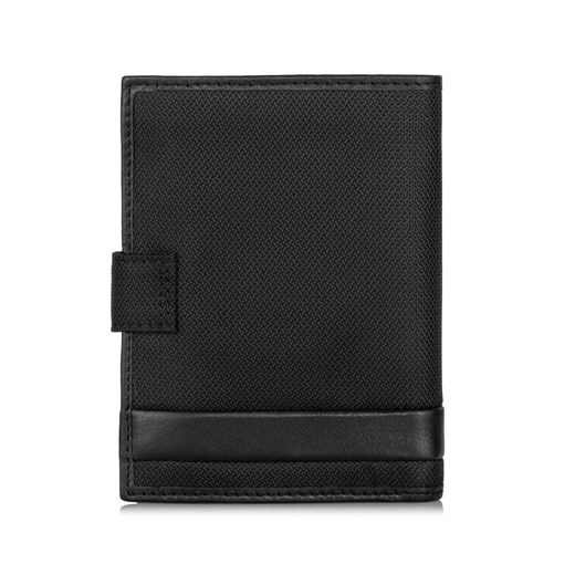 Czarny rozkładany portfel męski Ochnik One Size OCHNIK promocja