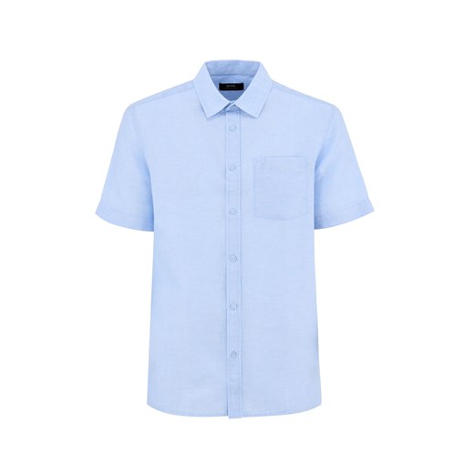 Błękitna koszula z krótkim rękawem męska Ochnik One Size OCHNIK