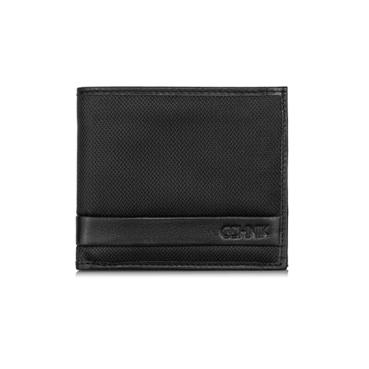 Czarny rozkładany portfel męski Ochnik One Size wyprzedaż OCHNIK